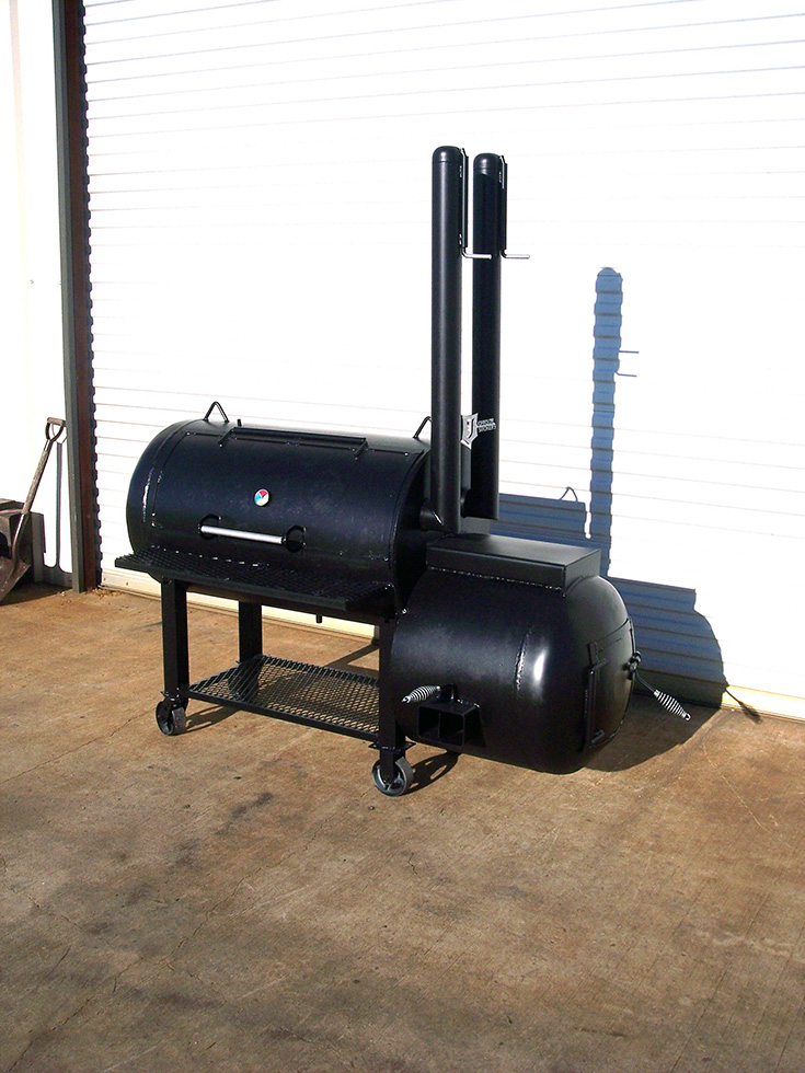 Rolling Patio Smoker Johnson Custom BBQ Smokers