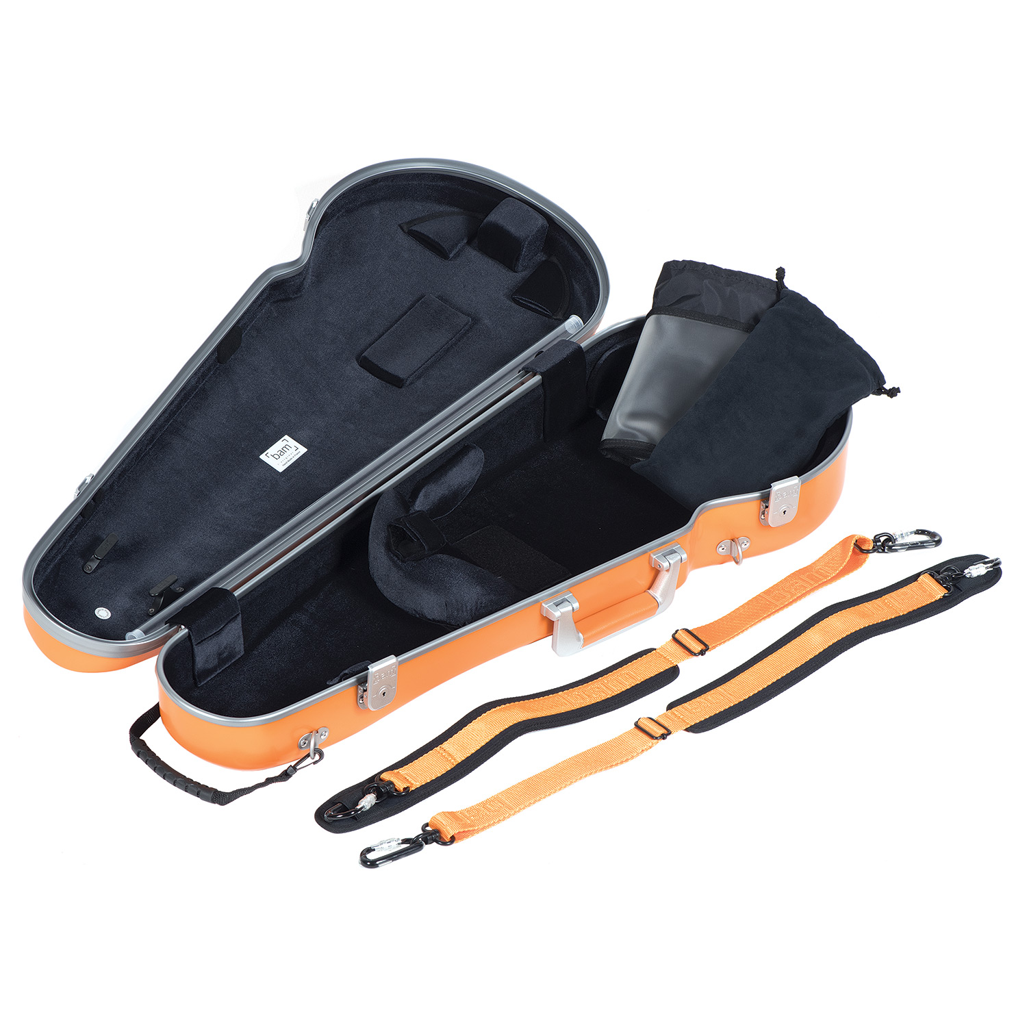 Bam France La Defense Hightech Contoured Viola case, Orange Johnson