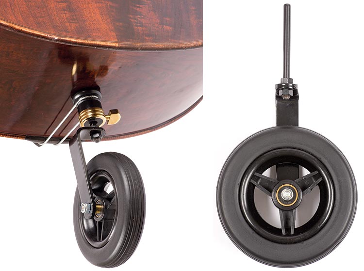 Upright String Bass Transport Wheel with 10mm Shaft FAST & FRIENDLY