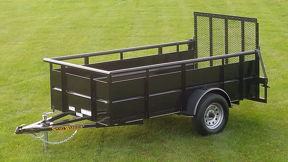 Single Axle Utility Trailer w/HiSides Johnson Trailer Co.