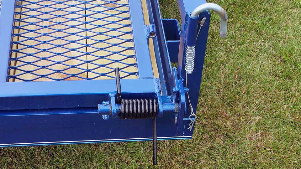 Single Axle Trailer w/Side Rails Johnson Trailer Co.