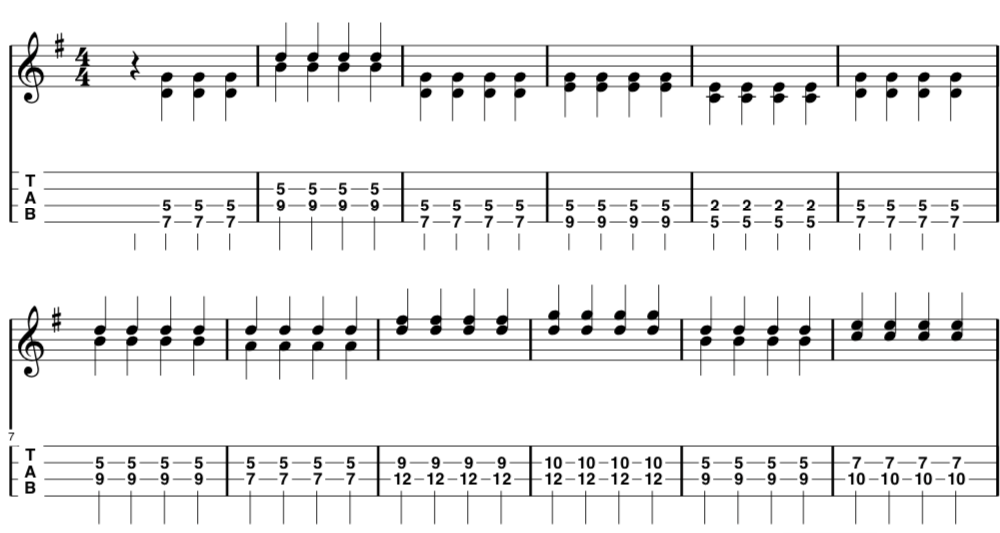 Double Stop Position Playing