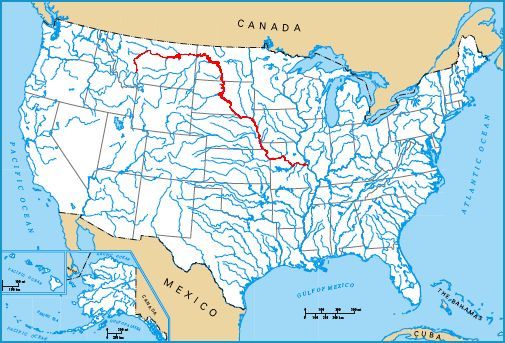 Missouri River On Us Map The Bridges And Structures Of The Missouri River