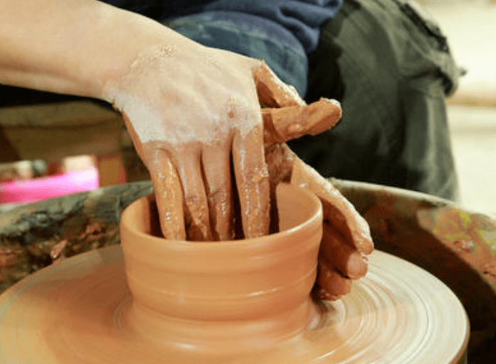 Ceramic cup manufacturing process and printing process