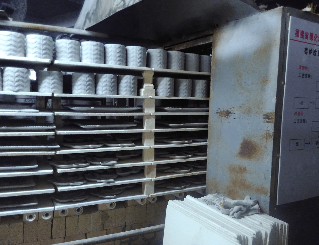 Ceramic cup manufacturing process and printing process