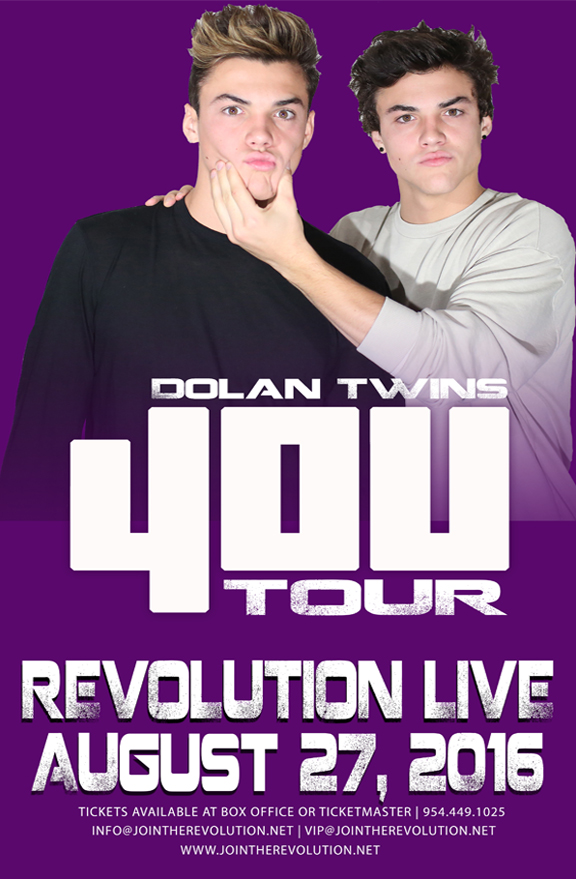 The Dolan Twins at Revolution Live on August 27th, 2016