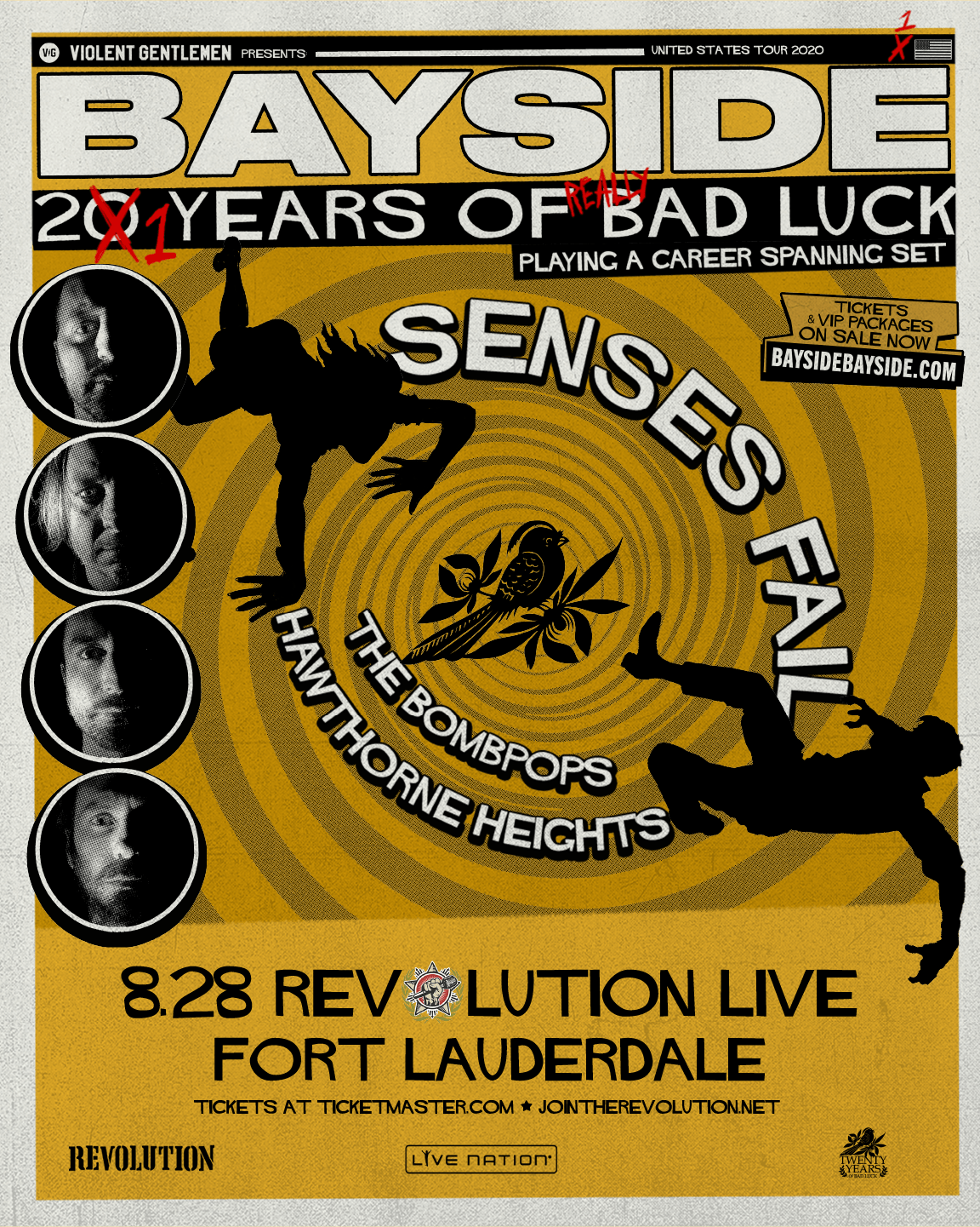 Warped Tour 2023 Bands List Bayside - Revolution Live