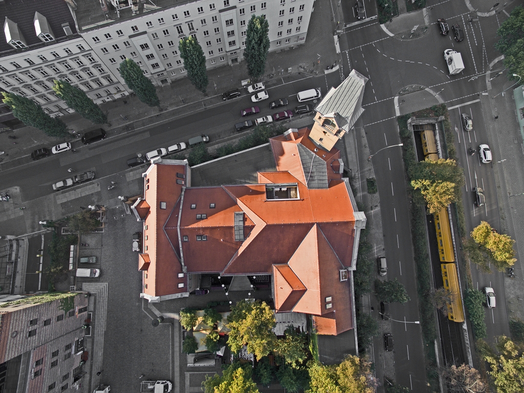 Kulturbrauerei Berlin, Prenzlauer Berg Jokeair Luftaufnahmen