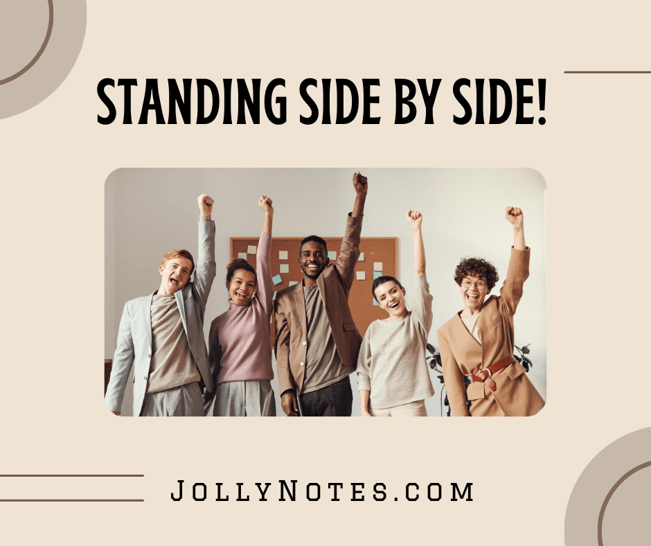 Standing Side By Side Encouraging Bible Verses About Standing Side By