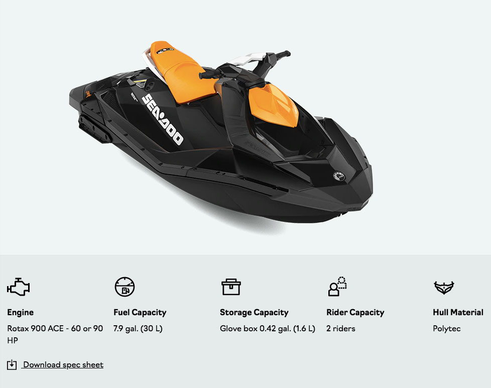 Sea Doo Spark Oneofakind Fun Jolly Roger Marina