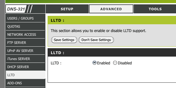 DLink DNS321 setup { JONATHON CECI }