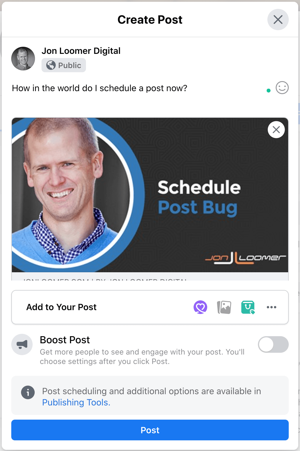 How to Schedule Facebook Page Posts Jon Loomer Digital