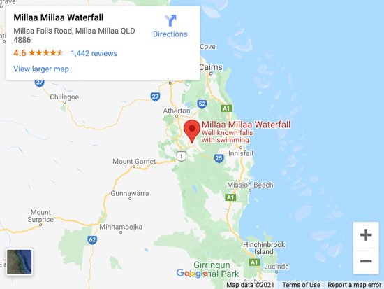 Cairns Waterfalls Self Drive Map Waterfall Circuit Cairns - Ultimate Guide 2021 | Jonny Melon