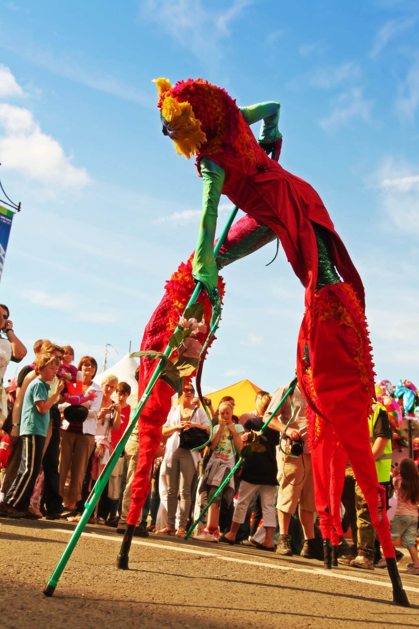 Hire The Dragons Walkabout Stilt Entertainment Roaming Carnival Act