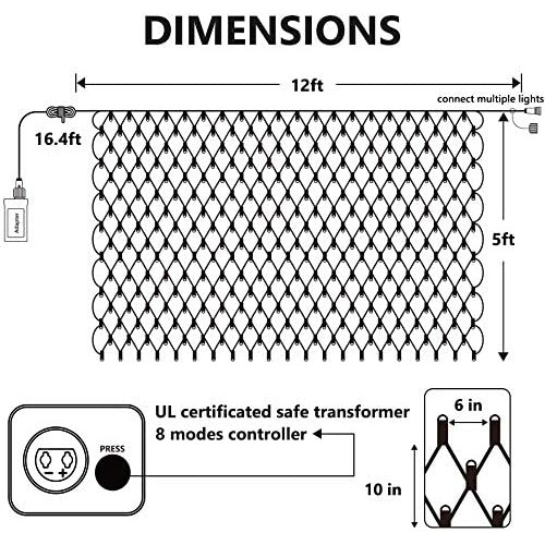Christmas Net Lights, Bush Mesh Lights, Christmas Tree Lights, Wedding