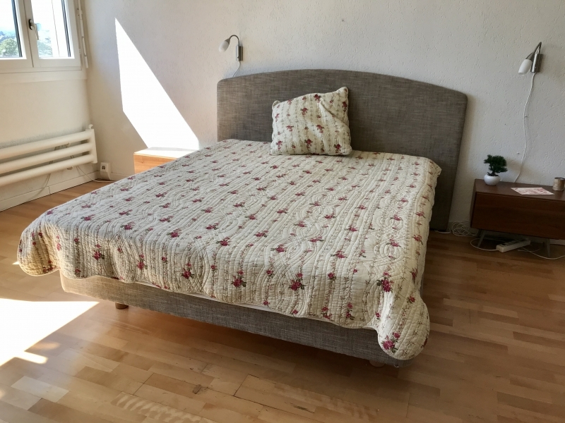 Joli lit (et matelas) 160 x 200 en très bon état pour 500