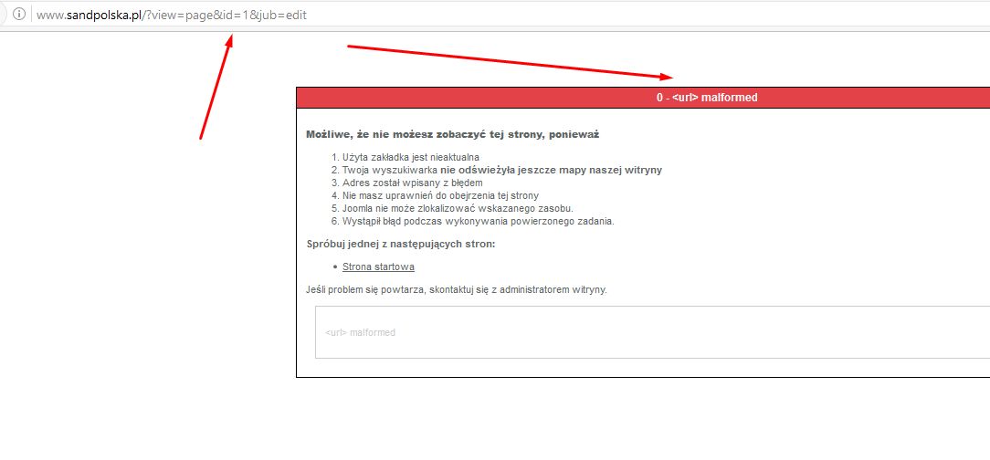 error malformed JoomlArt