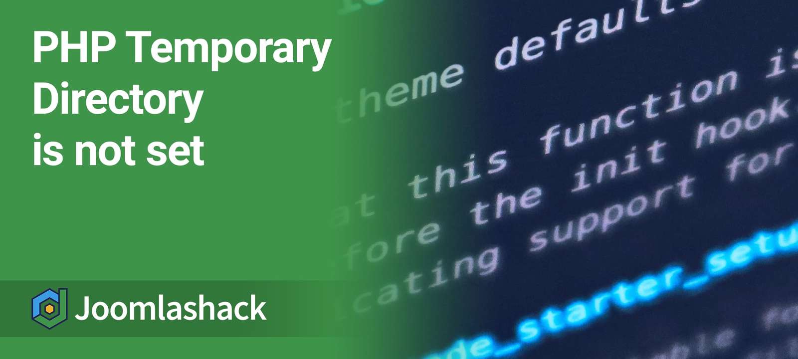 PHP Temporary Directory is not set Joomla Error Joomlashack