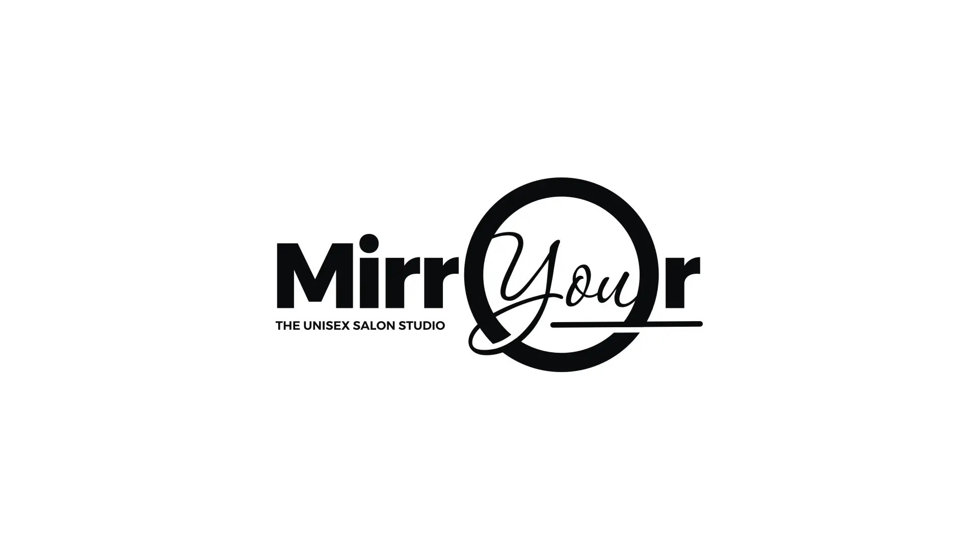 Mirror You Logo Design » Unisex Salon Logo Design Bangalore