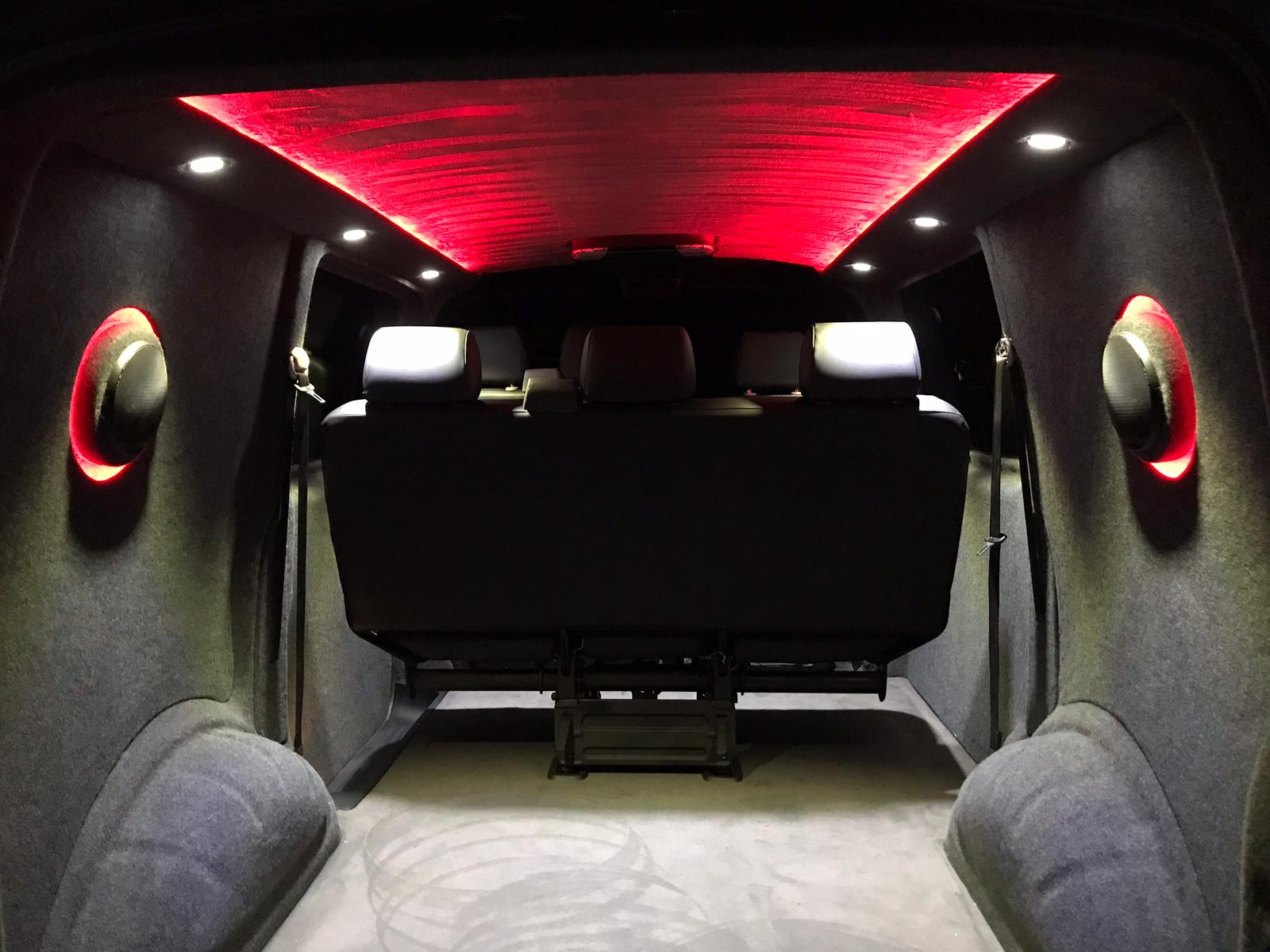 VW Transporter T5 T6 Carpet Lining Package £1795 inc vat SWB & £1895