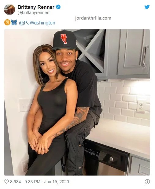 Brittany Renner is Now OFFICIALLY Dating PJ Washington from Charlotte