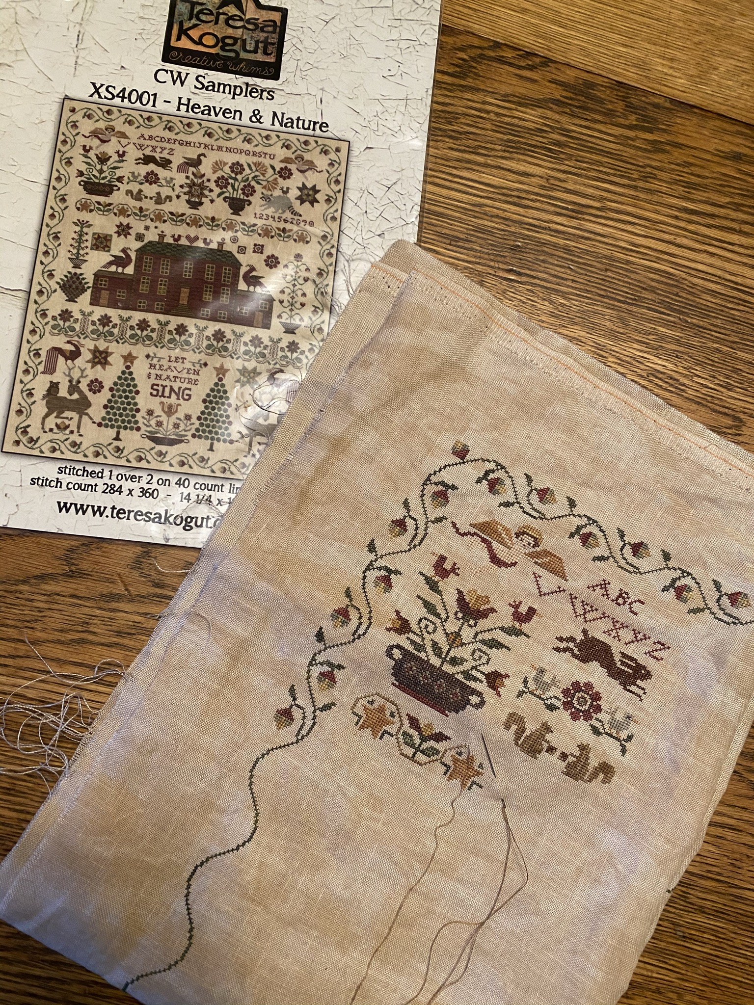 A Cross Stitch Update | Jo's Country Junction