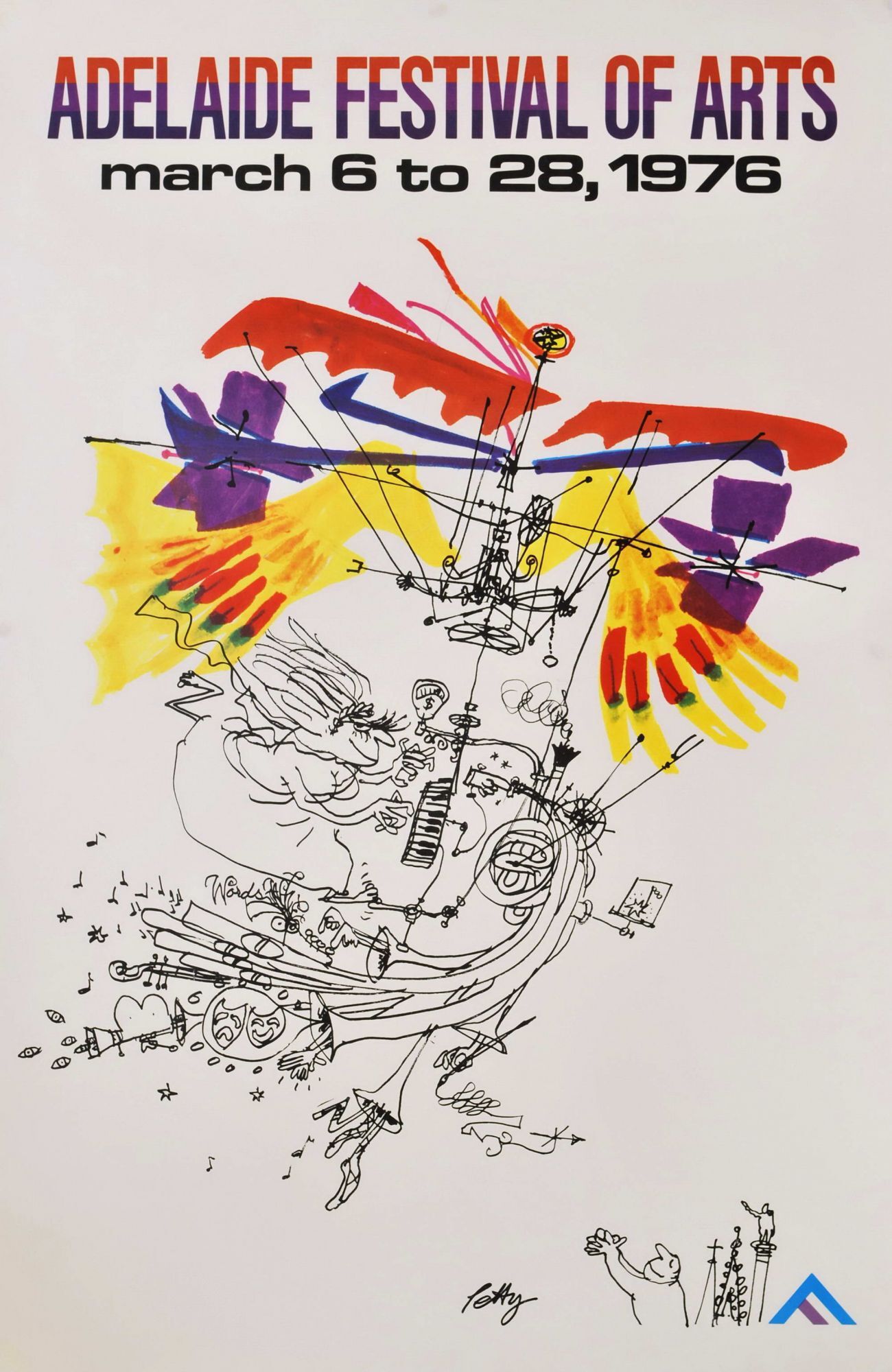 Adelaide Festival Of Arts Bruce Petty, b.1929 Aust