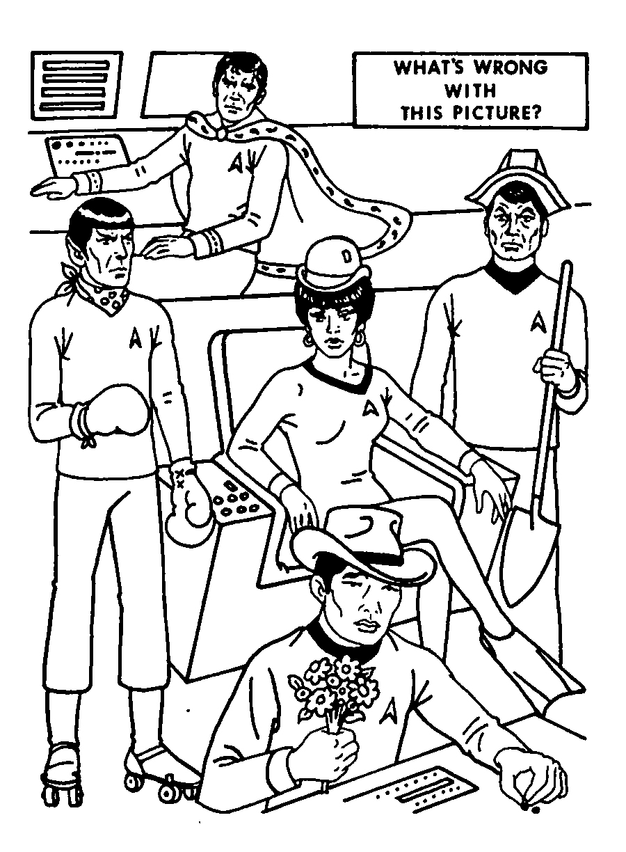 It's a given that the futuri. Star Trek The Coloring Book Blog Of Much Holding