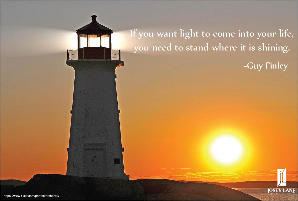 If you want light to come into your life, you need to stand where it is shining — Josey Lane