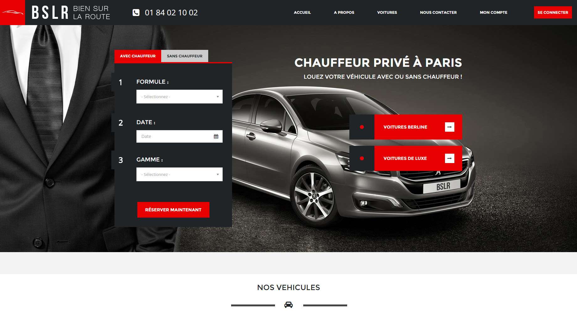 Bien sur la route, Chauffeur privé et location de voitures de luxe