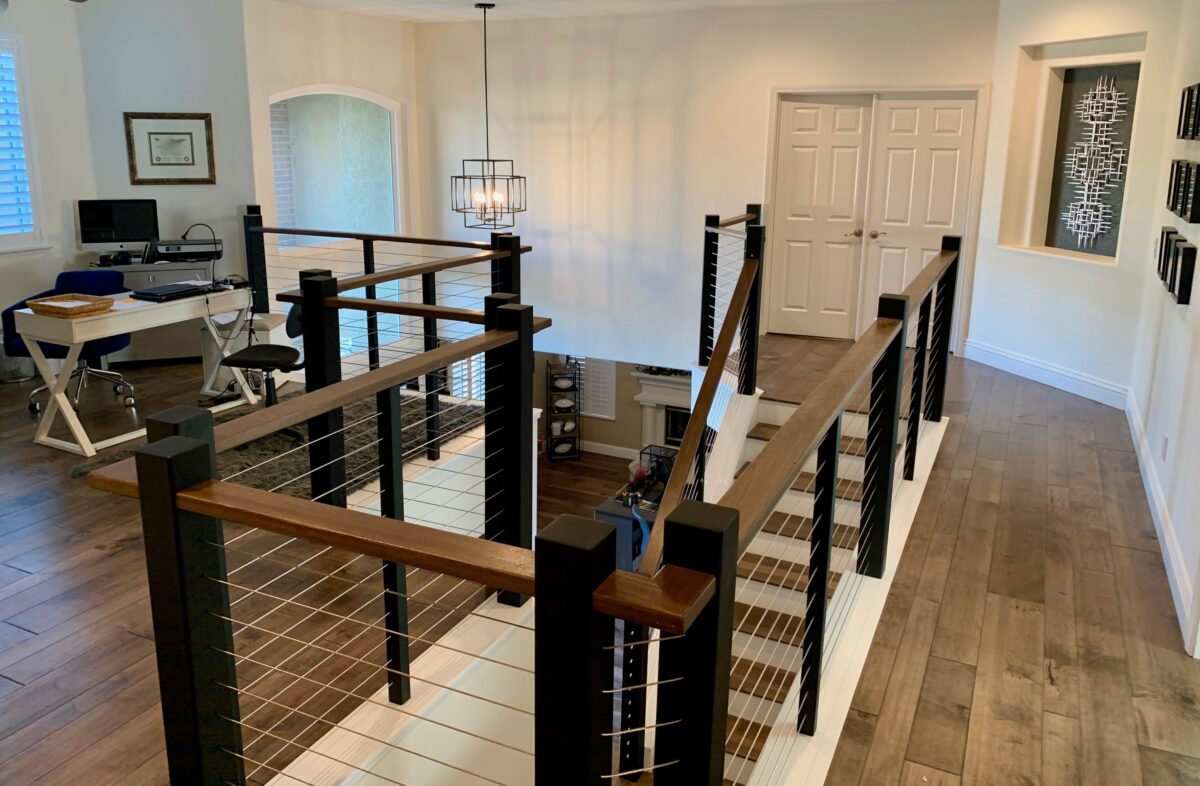Modern Stairs and Interior Railings Josh Heckman Construction Inc.