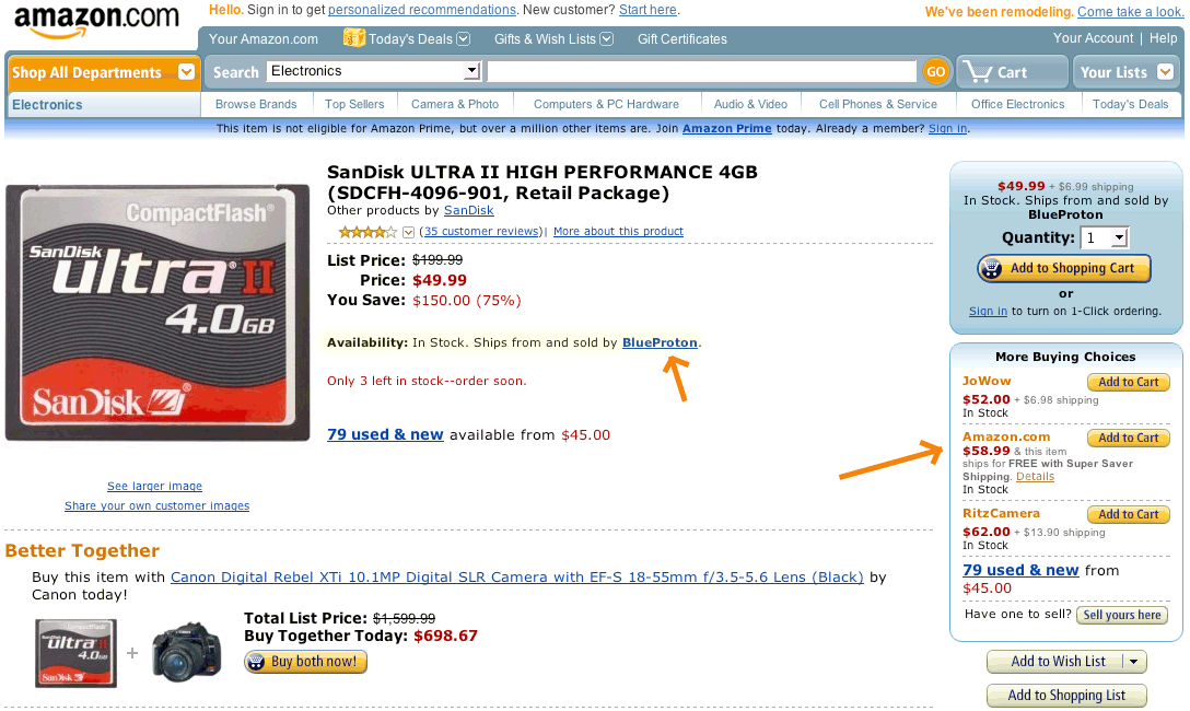 Joshua How to tell when your buying from Amazon directly or via a 3rd