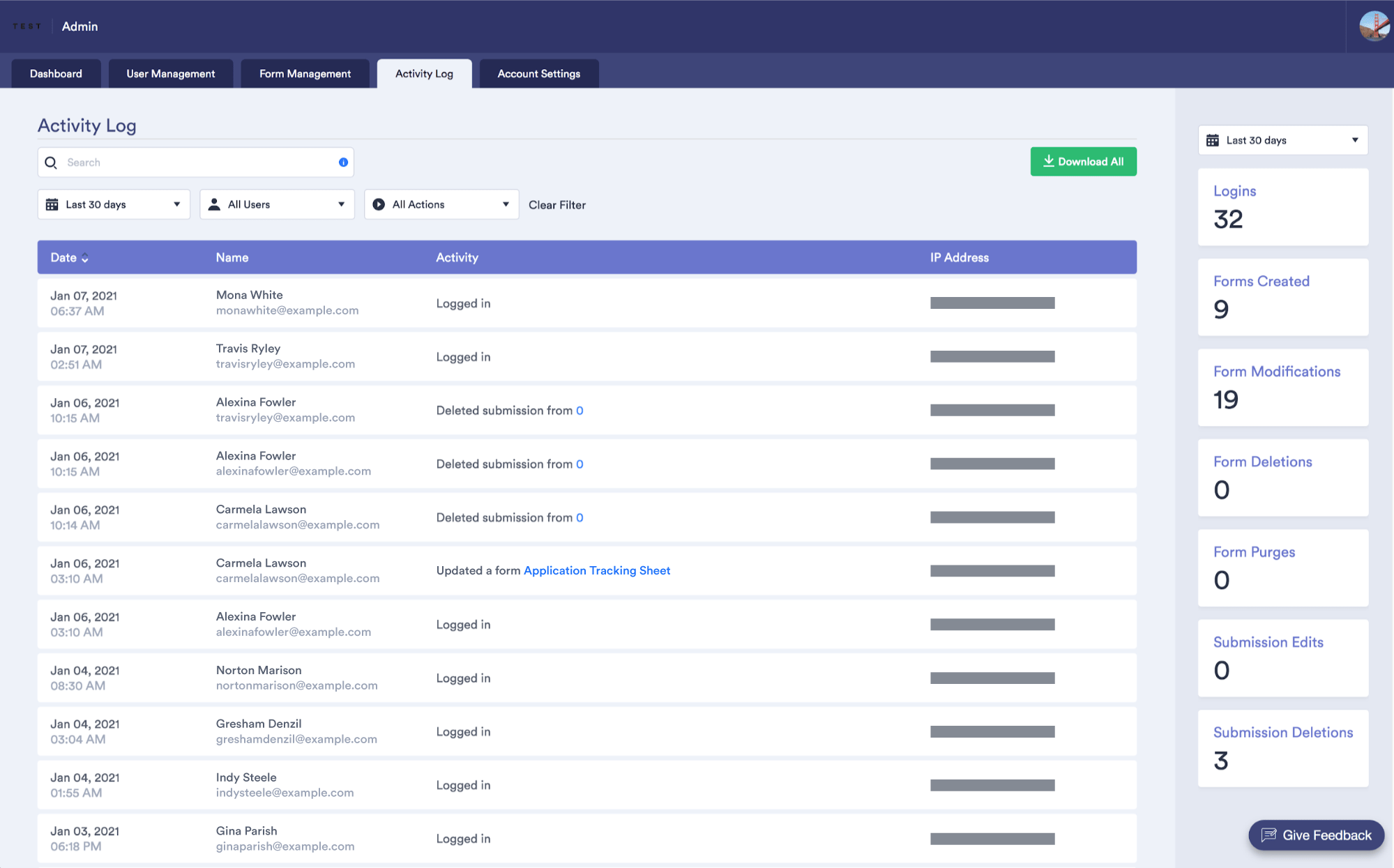 Google Sheets Data Management Apps Jotform