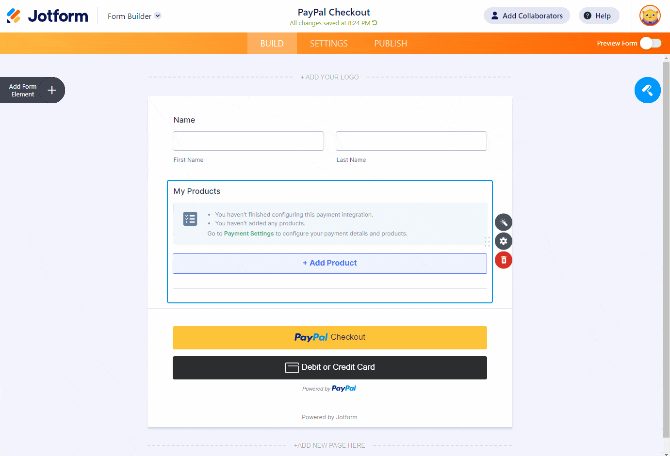 How to Integrate PayPal Checkout With Jotform