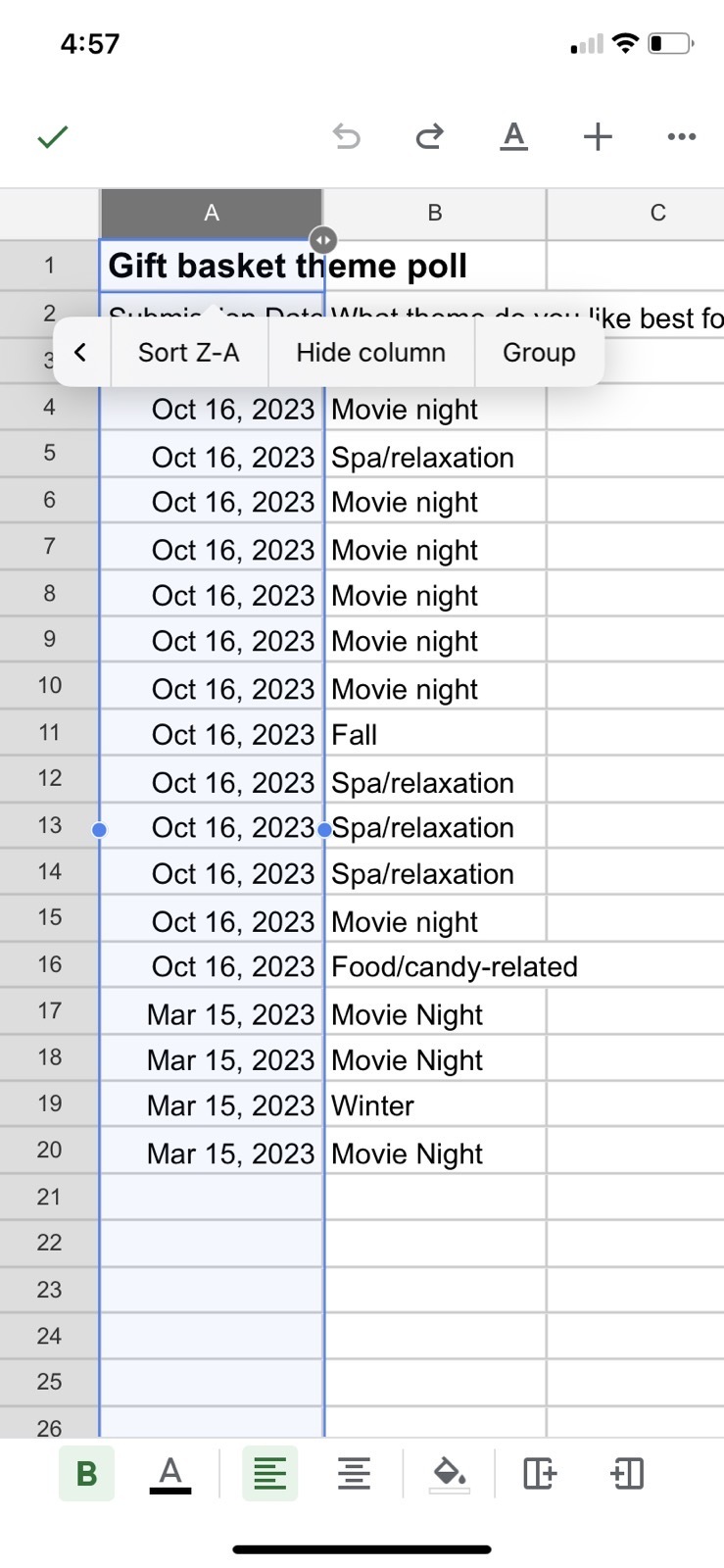 How to hide columns in Google Sheets The Jotform Blog
