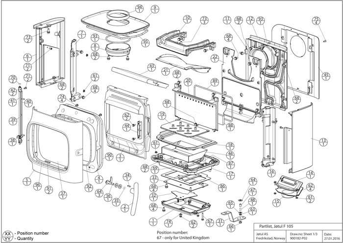 Jotul F100 Spare Parts | Reviewmotors.co
