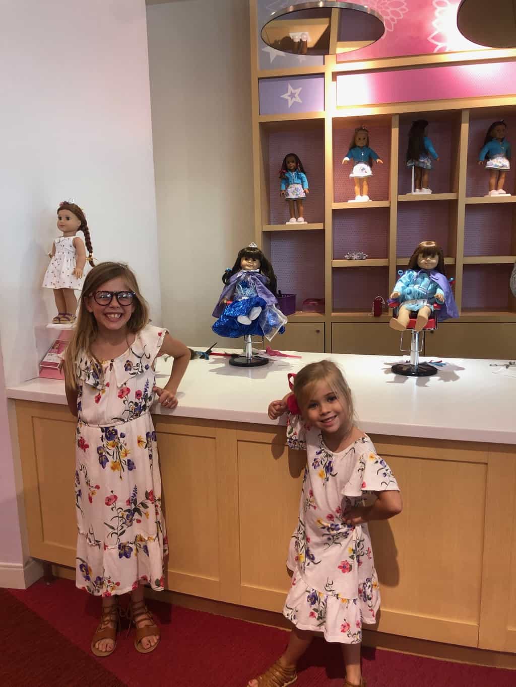 Girl's Trip American Girl Doll Store First Visit The Journey of