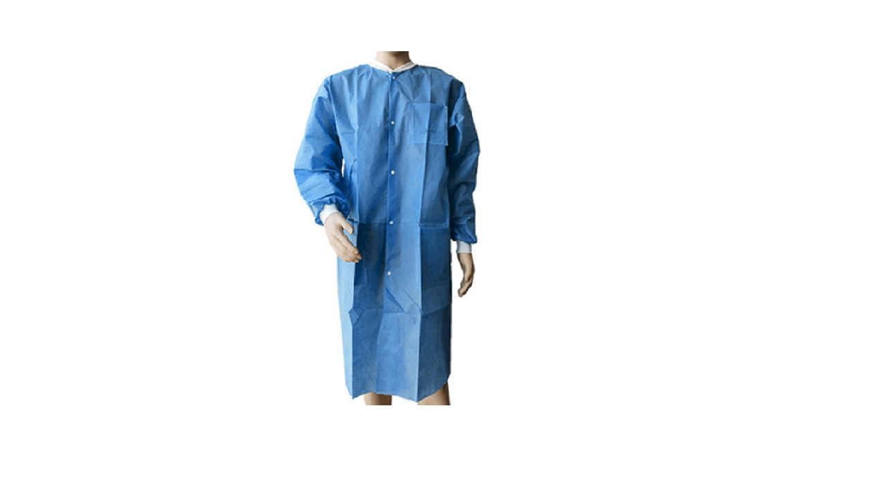 SMS SMMS Disposable Lab Coat/Visit Coat JoyCare
