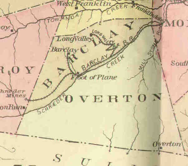 Overton Township, Bradford County PA History and Genealogy of its