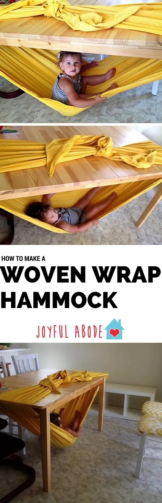 How to Make a Woven Wrap Hammock Joyful Abode