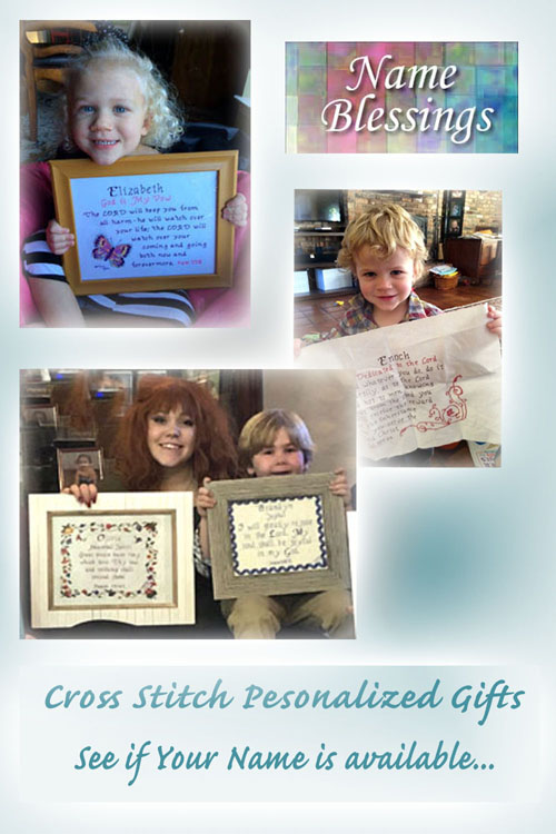 Name Blessings Personalized Names with Meanings and Bible Verses