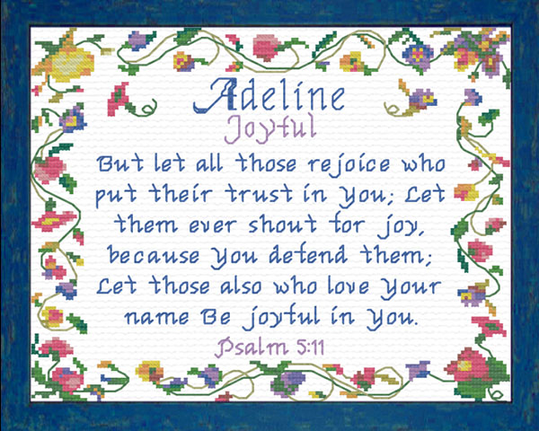 Adeline Name Blessings Personalized Names with Meanings and Bible Verses