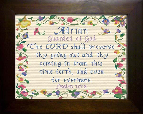 Name Blessings Adrian Personalized Names with Meanings and Bible Verses