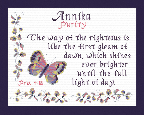 Annika Name Blessings Personalized Names with Meanings and Bible Verses