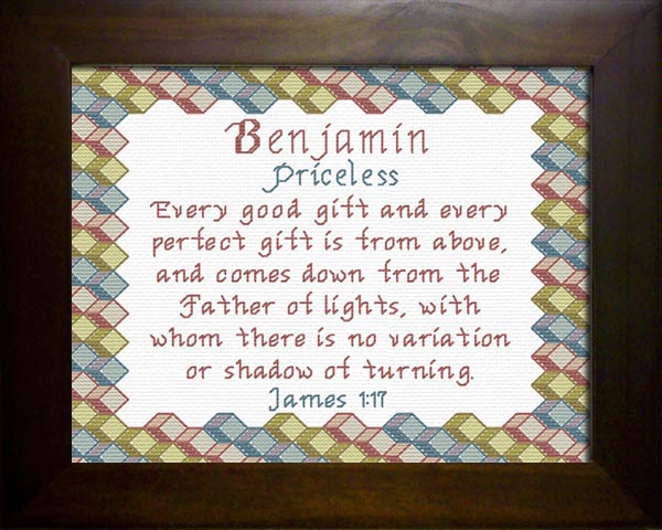 Name Blessings Benjamin 2 Personalized Names with Meanings and