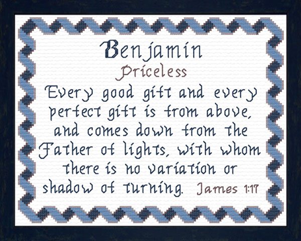 Benjamin 3 Name Blessings Personalized Names with Meanings and Bible