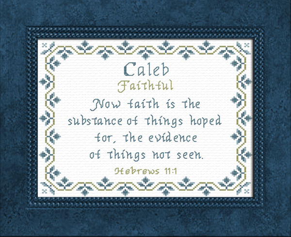 Caleb 5 Name Blessings Personalized Names with Meanings and Bible Verses