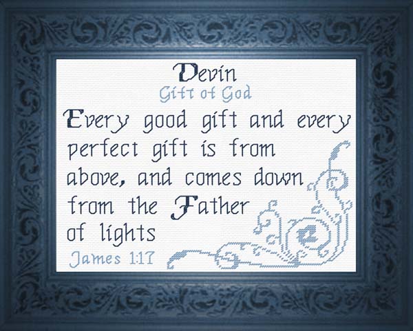 Name Blessings Devin Personalized Names with Meanings and Bible Verses