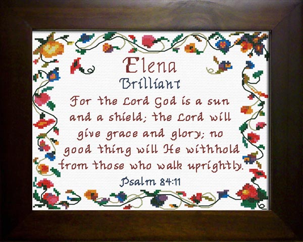 Name Blessings Elena Personalized Names with Meanings and Bible Verses