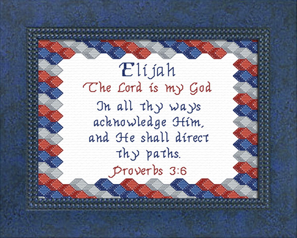 Elijah 4 Name Blessings Personalized Names with Meanings